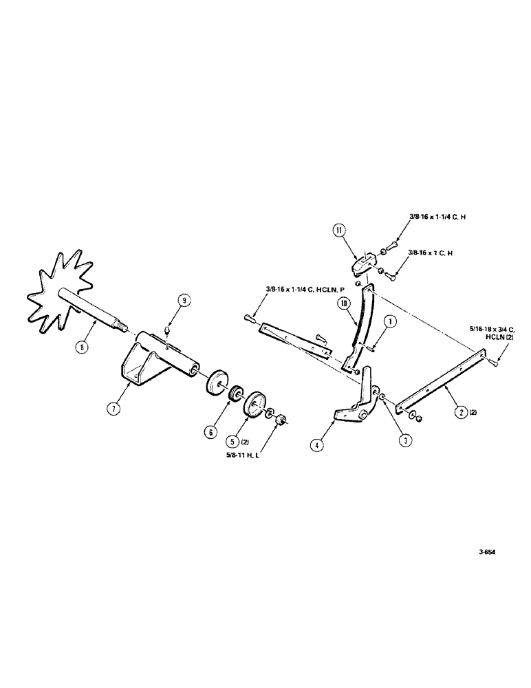 Схема запчастей Case IH 8550 - (45) - STAR WHEEL AND SPACER CAM ASSEMBLY (68) - TYING/WRAPPING