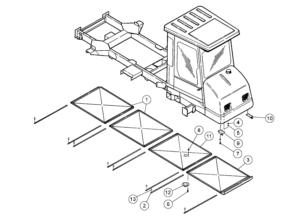 Схема запчастей Case IH PATRIOT 150 - (11-001) - BELLYPAN ASSEMBLY Options