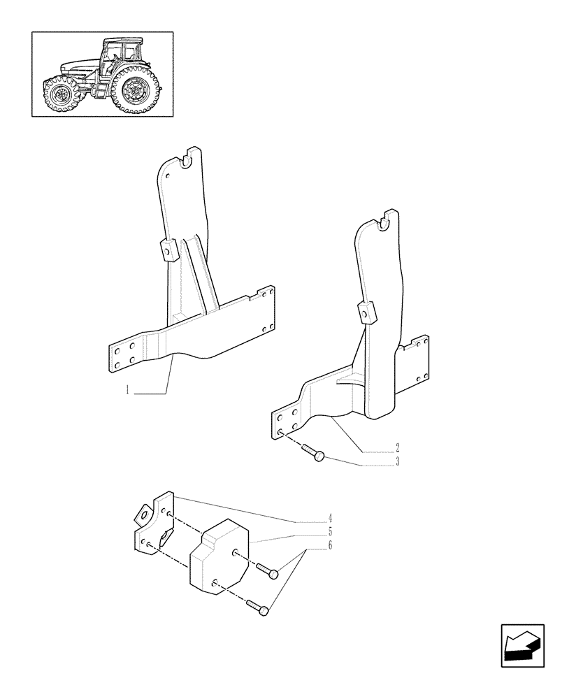 Схема запчастей Case IH MXU110 - (1.21.6/01) - (VAR.221-713) 2 CONTROL VALVES WITH MECHANICAL JOYSTICK (NAR) - BRACKETS (03) - TRANSMISSION