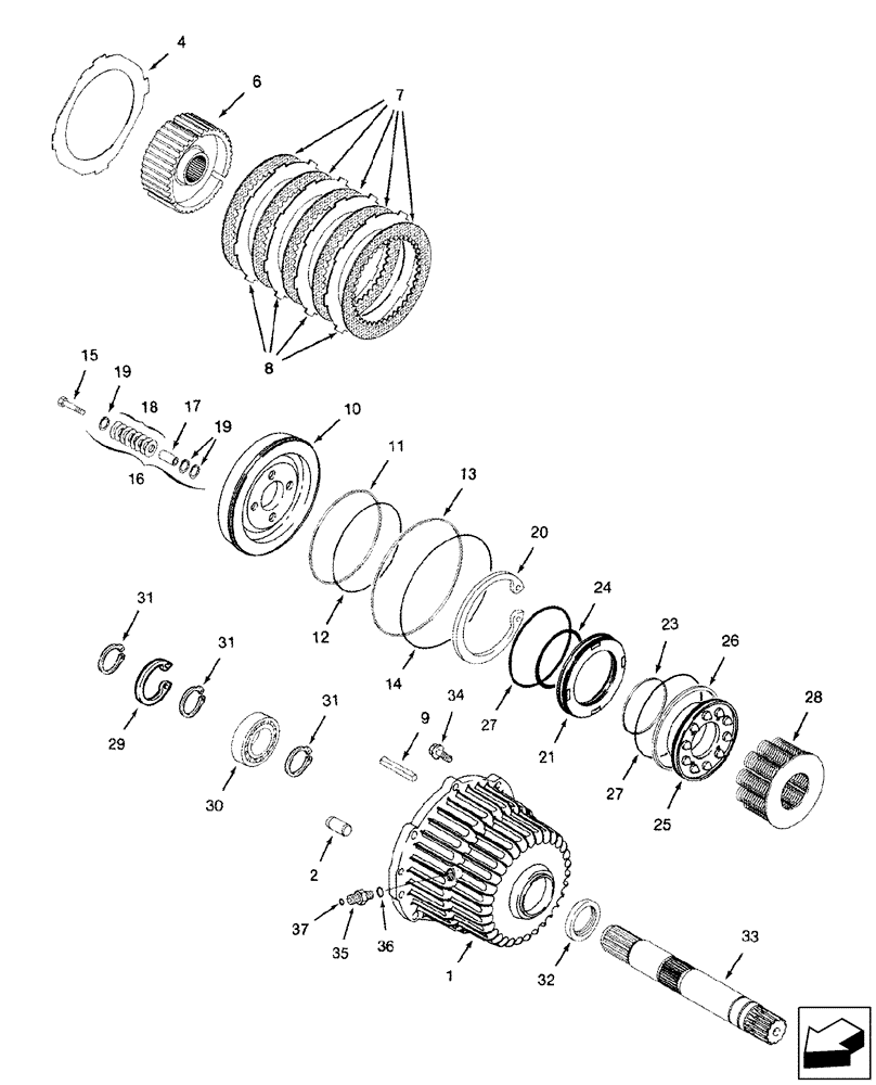 Схема запчастей Case IH 2577 - (33.202.01) - BRAKES, MASTER (33) - BRAKES & CONTROLS