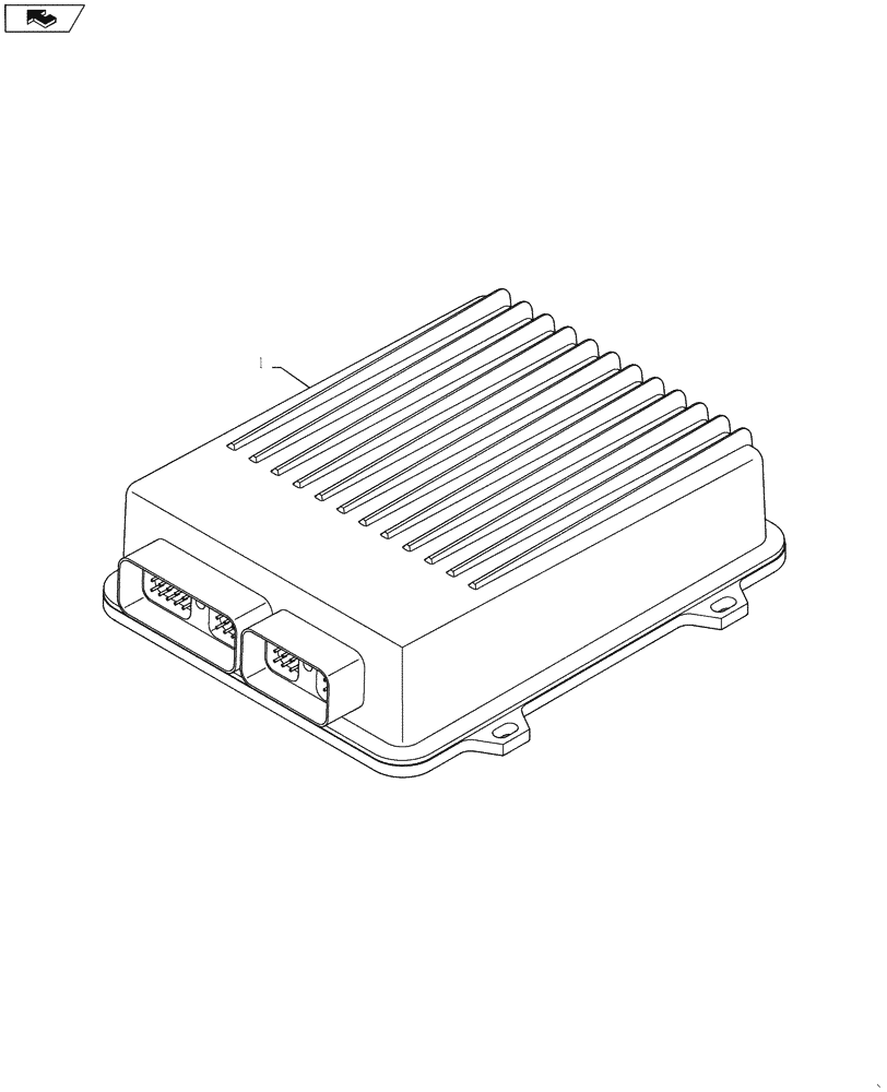 Схема запчастей Case IH 3330 - (55.440.08) - NAV II CONTROLLER (55) - ELECTRICAL SYSTEMS