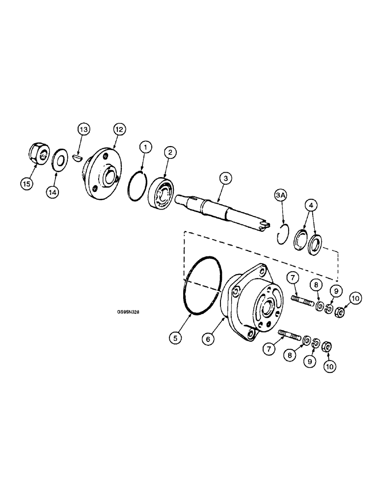 Схема запчастей Case IH DT-361 - (8-50) - FUEL INJECTION PUMP DRIVE, 806 AND 2806 TRACTORS W/ENGINE S/N PRIOR TO 23979 