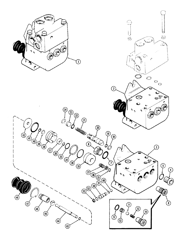 Схема запчастей Case IH 1370 - (258) - A65727 BRAKE VALVE ASSEMBLY, PART NUMBER STAMPED ON COVER (07) - BRAKES