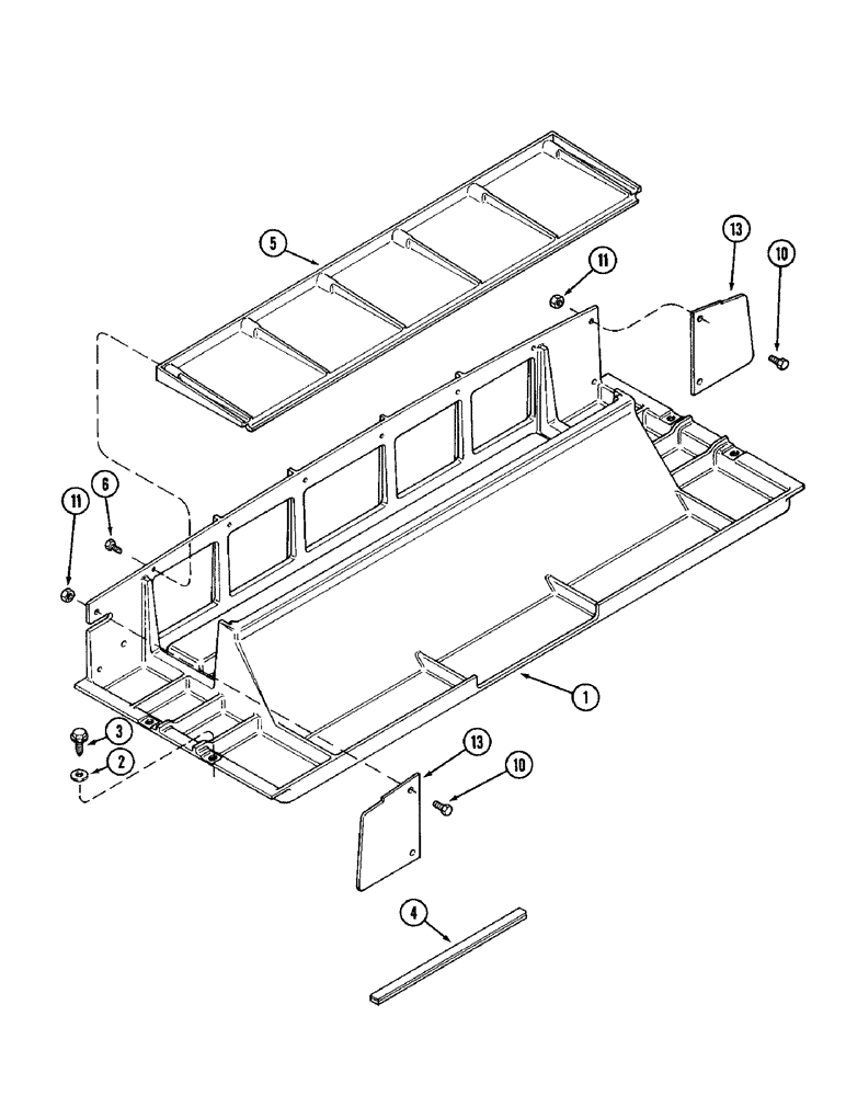 Схема запчастей Case IH 1896 - (9-434) - CAB, PLENUM (09) - CHASSIS/ATTACHMENTS