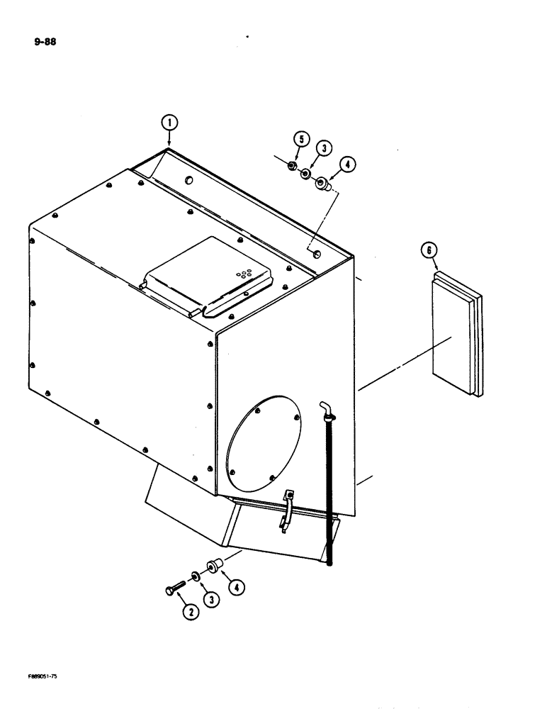 Схема запчастей Case IH 9170 - (9-088) - AIR CONDITIONER AND HEATER MODULE, CAB (09) - CHASSIS/ATTACHMENTS