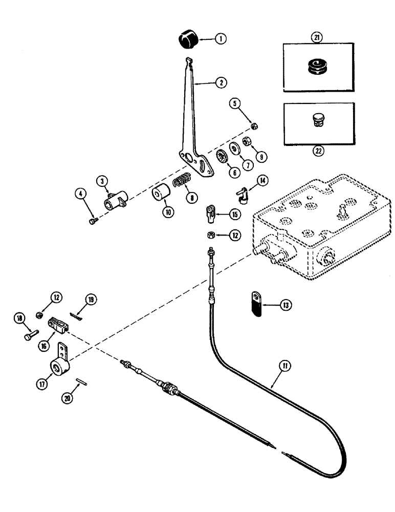 Схема запчастей Case IH 2590 - (8-300) - HITCH SYSTEM, DRAFT SENSING CONTROLS (08) - HYDRAULICS