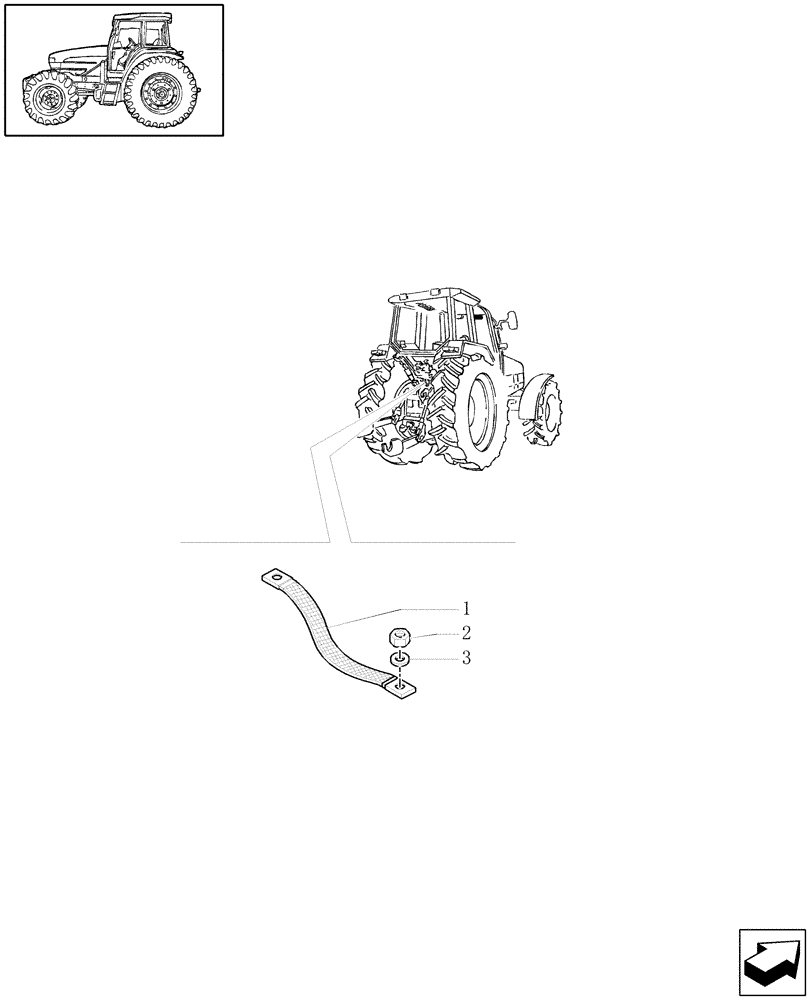 Схема запчастей Case IH MAXXUM 140 - (1.75.0[15]) - GROUND CABLE AND RELATED PARTS (06) - ELECTRICAL SYSTEMS