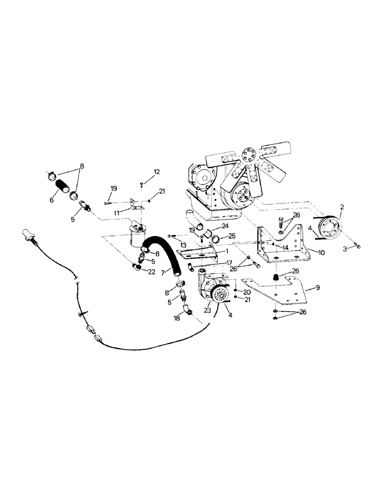 Схема запчастей Case IH ST310 - (10-47) - SPRAYER PUMP AND ATTACHING PARTS, 3406 CAT ENGINE (18) - MISCELLANEOUS