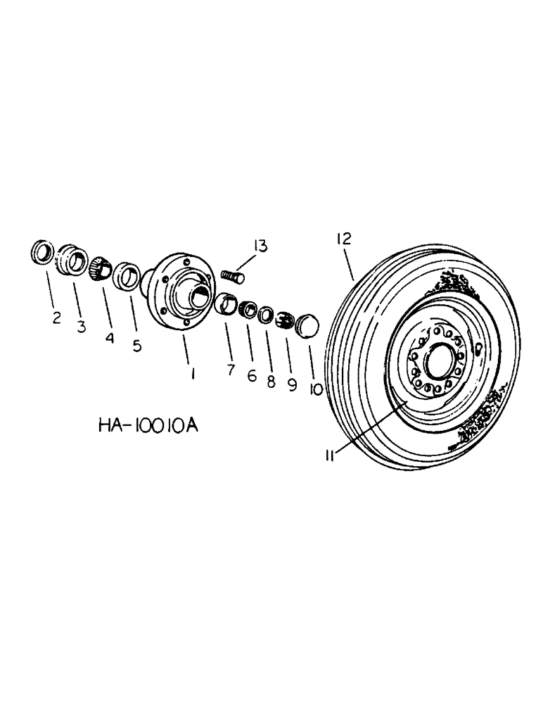 Схема запчастей Case IH 5500 - (B-09) - GAUGE WHEEL AND HUB, DIRECT MOUNTED, SIX BOLT WHEEL MOUNTING 