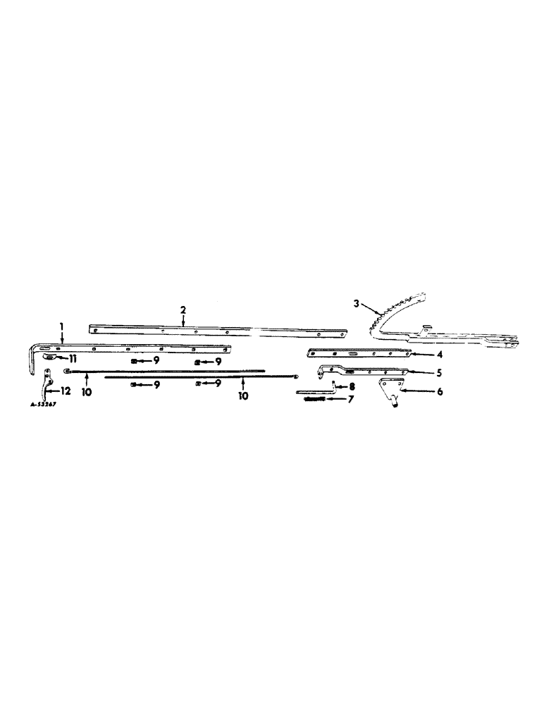 Схема запчастей Case IH 70 - (F-19) - LEVELING LEVER 