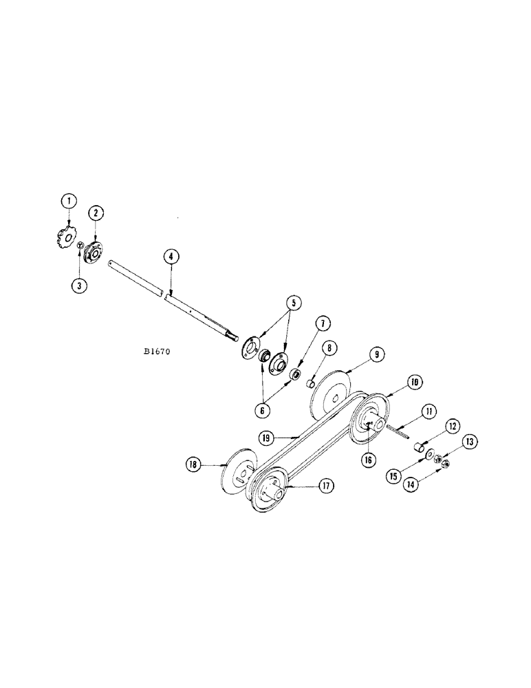 Схема запчастей Case IH 400 - (050[1]) - FAN DRIVE (74) - CLEANING