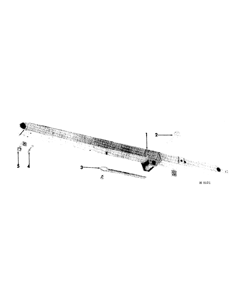 Схема запчастей Case IH 100 - (03-03) - REAR CARRIAGE BEAM 