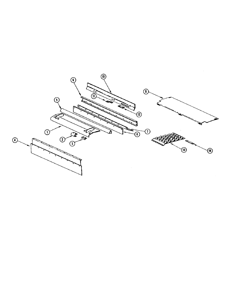 Схема запчастей Case IH F345 - (18) - ADAPTING PARTS, MODEL 800, PLATES, FEED AND SEAL (58) - ATTACHMENTS/HEADERS