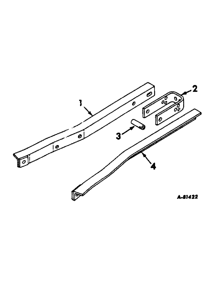 Схема запчастей Case IH 455 - (G-30) - HITCH EXTENSION ATTACHMENT 