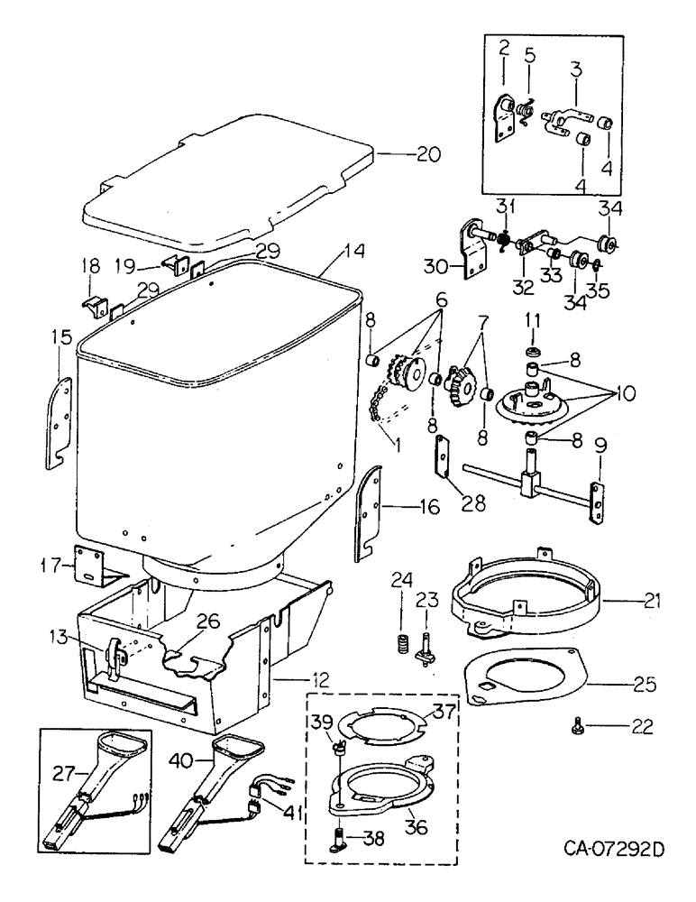 Схема запчастей Case IH 800 - (07-36) - SEED HANDLING, PLANTER UNIT, PLATE, UNIT F, G, K-N P, Q, T, AA & AB, UNITS A-E, H, J, S, U, V-Z (09) - CHASSIS/ATTACHMENTS