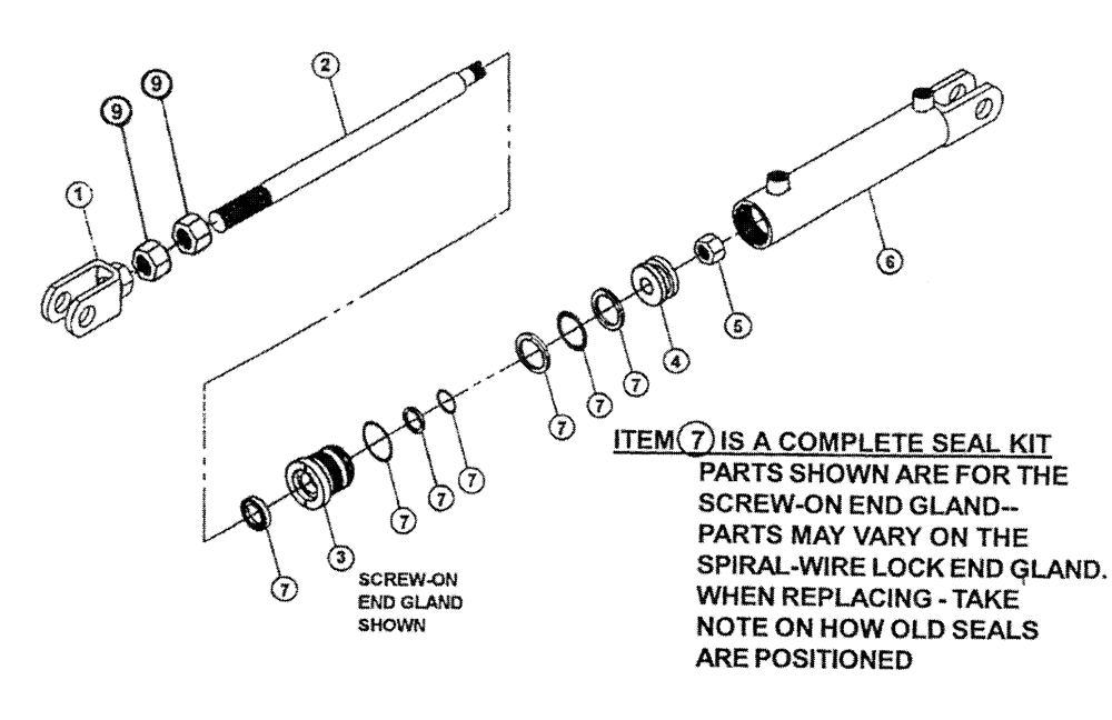 Схема запчастей Case IH PATRIOT XL - (07-005) - HYDRAULIC CYLINDER - BOOM OUTER FOLD Cylinders