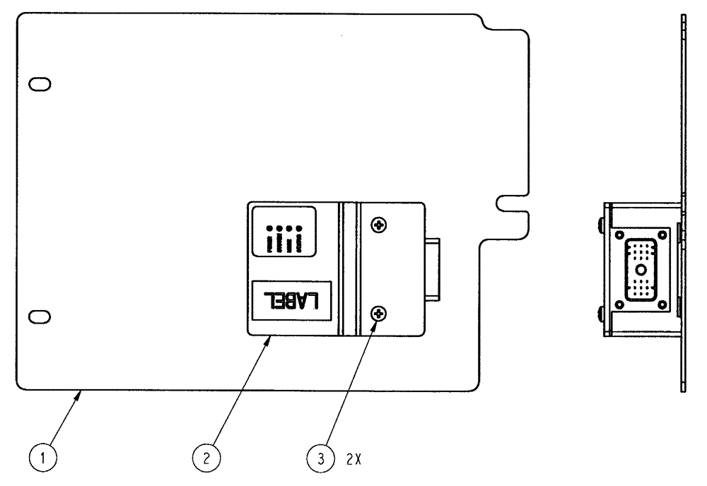 Схема запчастей Case IH SPX4410 - (12-006) - SX CONTROLLER ASSEMBLY (06) - ELECTRICAL