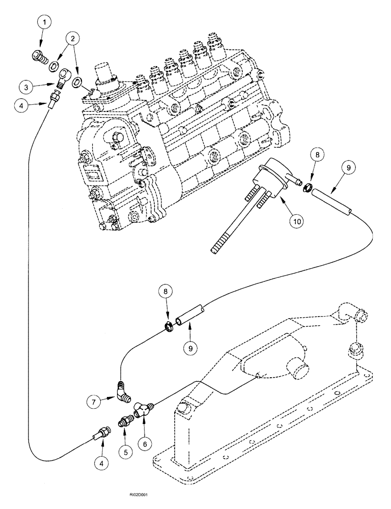 Схема запчастей Case IH SPX3185 - (03-056) - ENGINE - ANEROID & WASTEGATE SYSTEM (01) - ENGINE