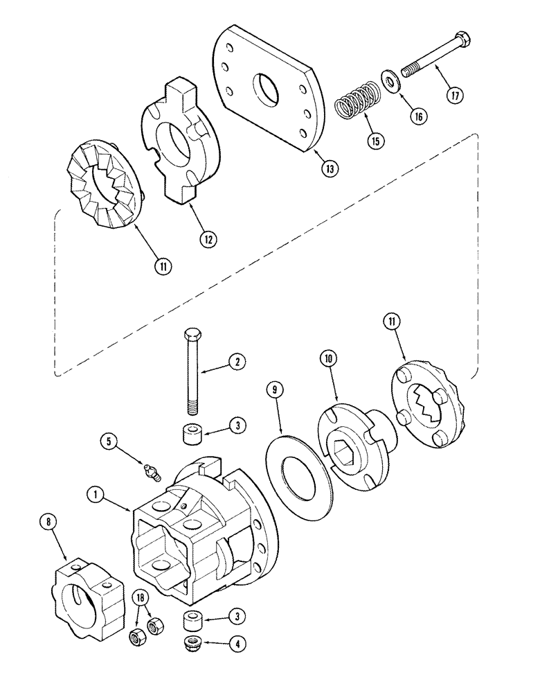 Схема запчастей Case IH 1083 - (09-21) - STALK ROLL DRIVE (09) - CHASSIS