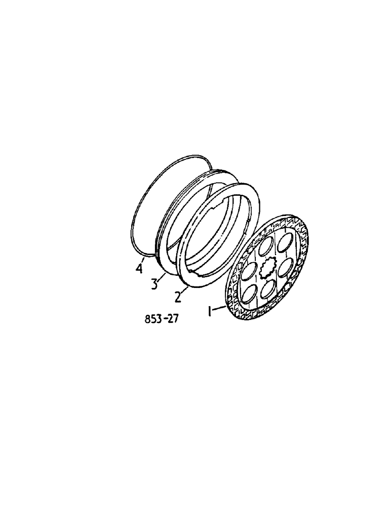 Схема запчастей Case IH 684 - (04-05) - BRAKES, BRAKES (5.1) - BRAKES