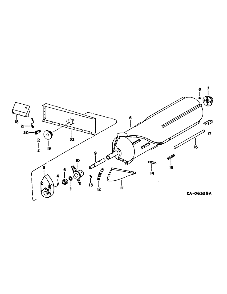 Схема запчастей Case IH 1420 - (21-01) - THRESHING ROTOR AND CONCAVES, ROTOR, GRAIN AND CORN (14) - THRESHING