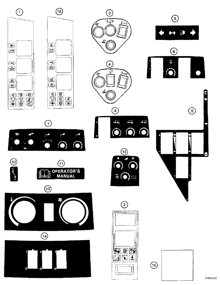 Схема запчастей Case IH 2144 - (9H-42) - DECALS, CAB (12) - CHASSIS