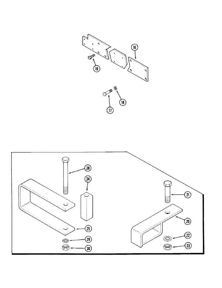 Схема запчастей Case IH 2394 - (9-016) - SIDE RAILS (09) - CHASSIS/ATTACHMENTS