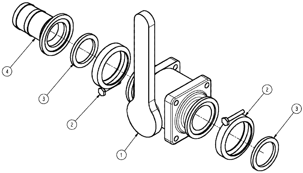 Схема запчастей Case IH SPX3310 - (09-020) - THROTTLE VALVE PLUMBING Liquid Plumbing