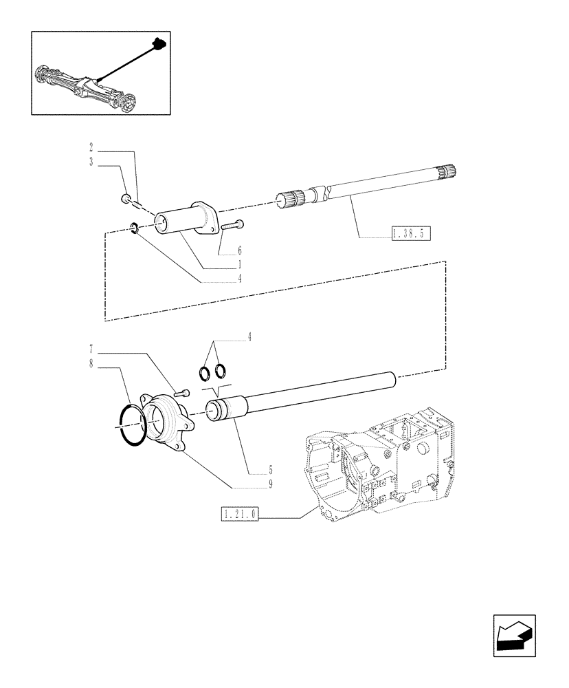 Схема запчастей Case IH MXM155 - (1.38.8/01) - (VAR.436/1) RICE VERSION FOR FULL POWER-SHIFT & SEMI POWER-SHIFT TRANSMISSIONS (04) - FRONT AXLE & STEERING