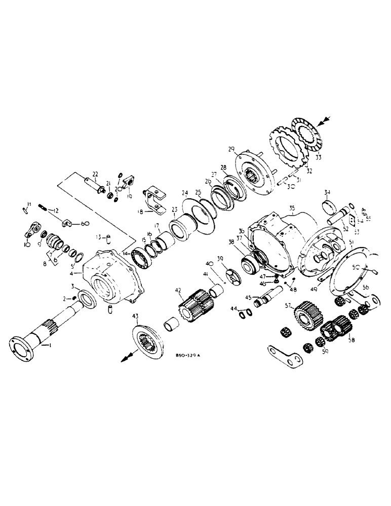 Схема запчастей Case IH 278 - (07-143) - P.T.O. CLUTCH AND DRIVE, Z F AXLE (04) - Drive Train