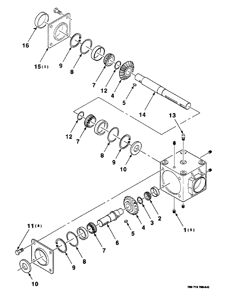 Схема запчастей Case IH SC416 - (2-16) - GEARBOX ASSEMBLY , 700715769 GEARBOX ASSEMBLY COMPLETE (09) - CHASSIS