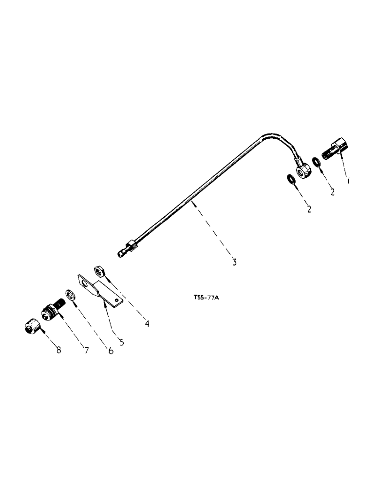 Схема запчастей Case IH 354 - (5-13) - HYDRAULIC ATTACHMENTS, SELF SEALINC COUPLING ATTACHMENT (07) - HYDRAULIC SYSTEM