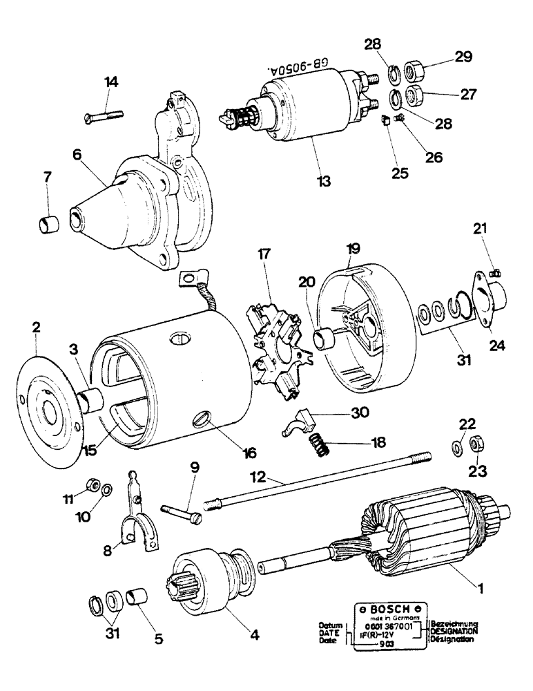 Схема запчастей Case IH 733 - (08-18) - STARTING MOTOR 433 - (135114-) E 533 - (228626-) E 633 - (303032-) E 733 - (400689-) E - 833 - (06) - ELECTRICAL