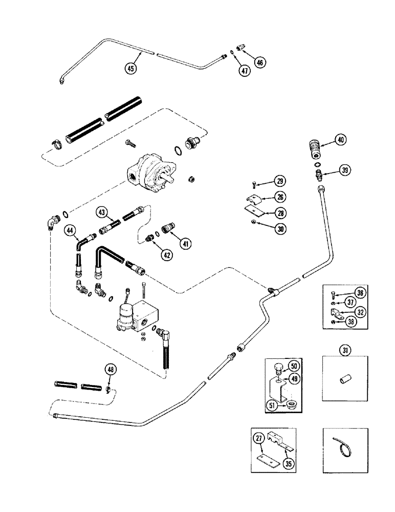 Схема запчастей Case IH 1010 - (8-28) - REEL DRIVE SYSTEM, 1440E, 1460E AND 1480E COMBINE (35) - HYDRAULIC SYSTEMS