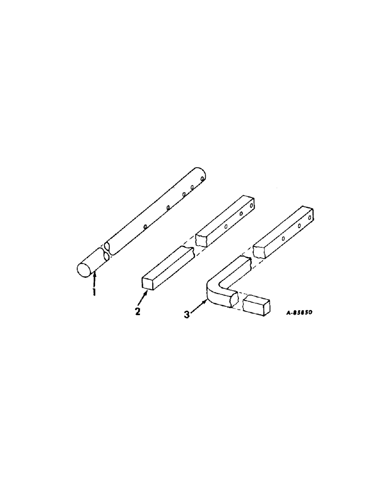 Схема запчастей Case IH 863 - (AJ-06) - TOOL BARS 