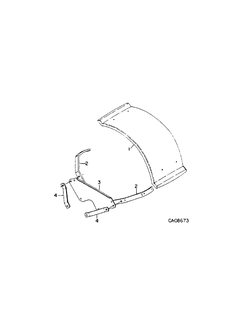 Схема запчастей Case IH 800 - (05-19[1]) - FENDER ATTACHMENT, INBOARD WHEELS UNITS W, X AND Y (06) - POWER TRAIN