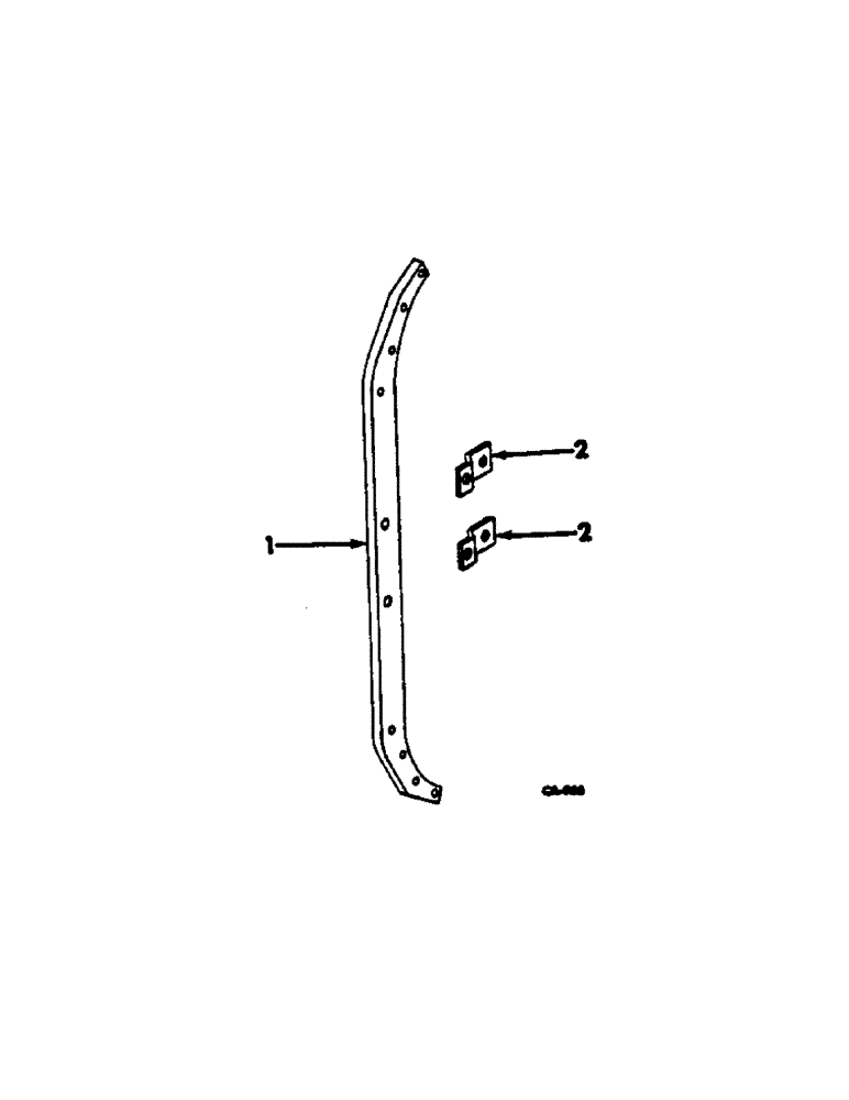 Схема запчастей Case IH 140 - (AN-04) - RIGID BEAM, FOR UNITS A, C, E AND G, ONE PER FURROW 