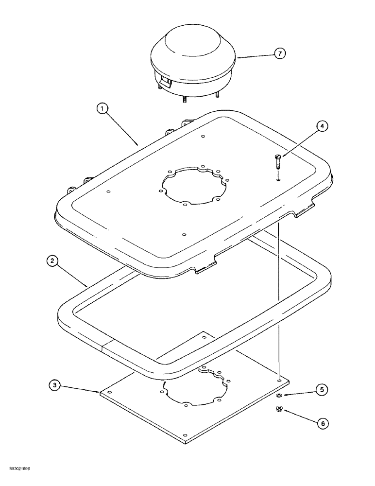 Схема запчастей Case IH 955 - (9F-08) - CLOSED GRANULAR CHEMICAL HOPPER PARTS (09) - CHASSIS/ATTACHMENTS