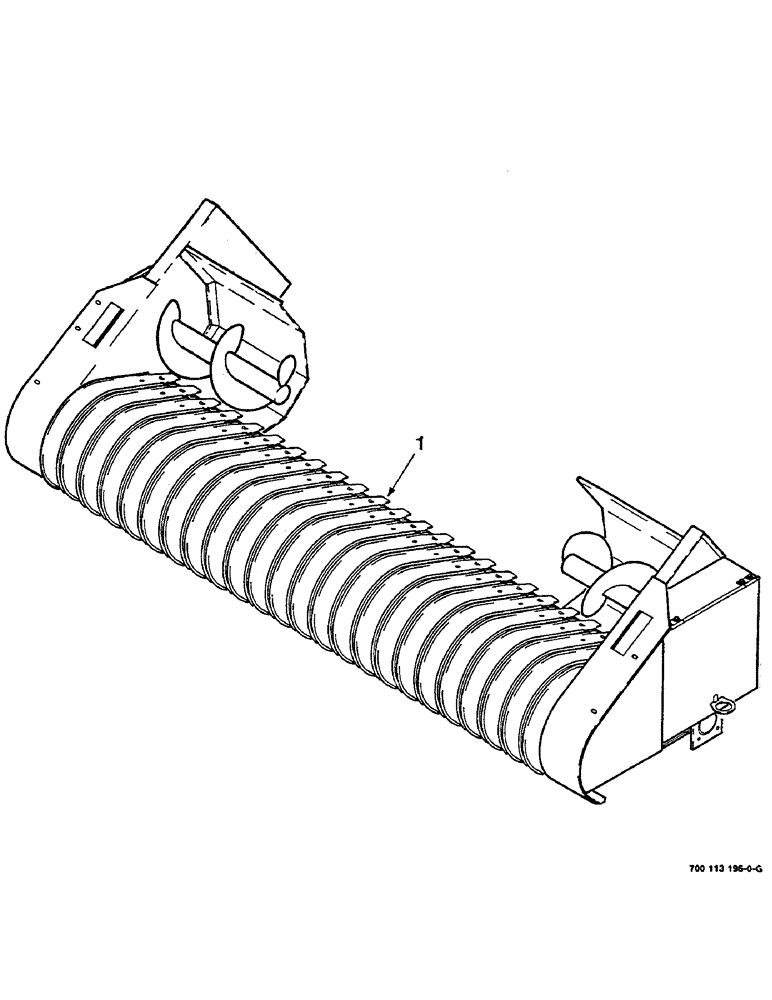 Схема запчастей Case IH 8580 - (03-02) - PICKUP ASSEMBLY, COMPLETE Pickup