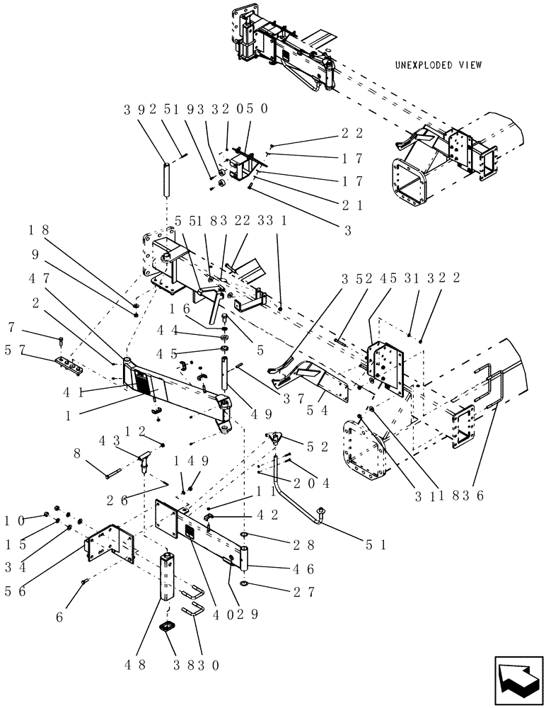 Схема запчастей Case IH ADX3260 - (L.40.D[05]) - AUGER ARM ASSEMBLY (BSN CBJ0005300) L - Field Processing