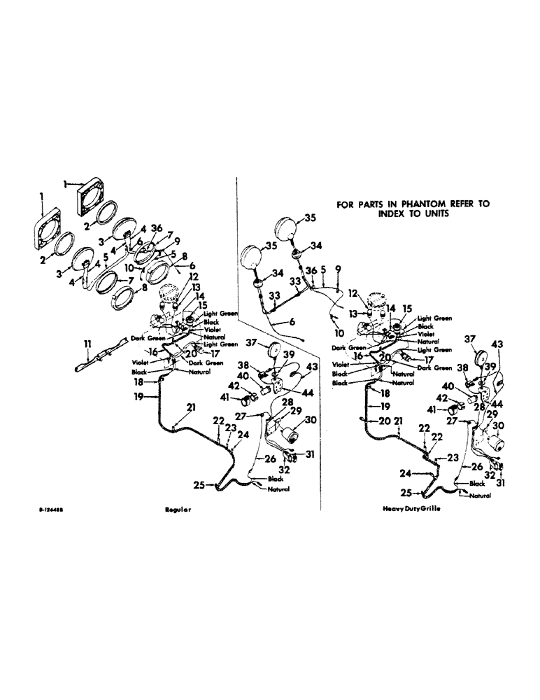 Схема запчастей Case IH 606 - (092) - ELECTRICAL SYSTEM, ELECTRIC LIGHTING (06) - ELECTRICAL SYSTEMS