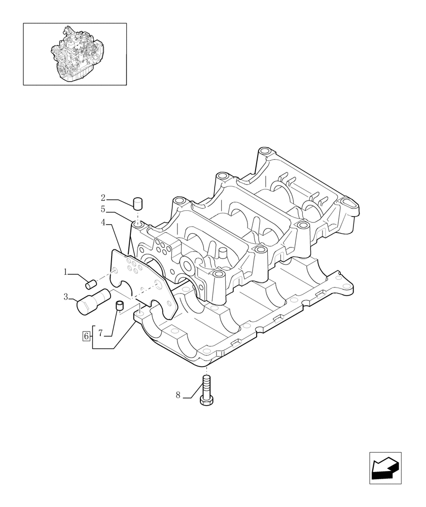 Схема запчастей Case IH F4GE9484A J602 - (0.10.5[02]) - DYNAMIC BALANCER, GEARS & SHAFTS (504121142) 