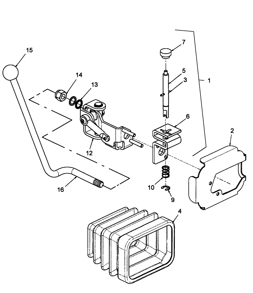 Схема запчастей Case IH DX21 - (07.08) - JOYSTICK CONTROLS (07) - HYDRAULIC SYSTEM