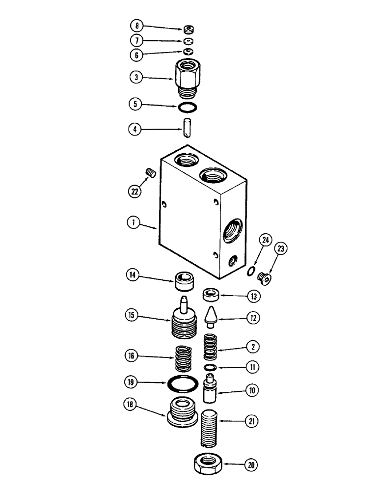 Схема запчастей Case IH 3294 - (7-256) - PRESSURE CONTROL VALVE, IF EQUIPPED (07) - BRAKES