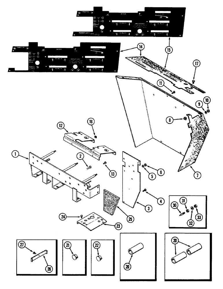 Схема запчастей Case IH 2090 - (9-512) - CONTROL CONSOLE (09) - CHASSIS/ATTACHMENTS