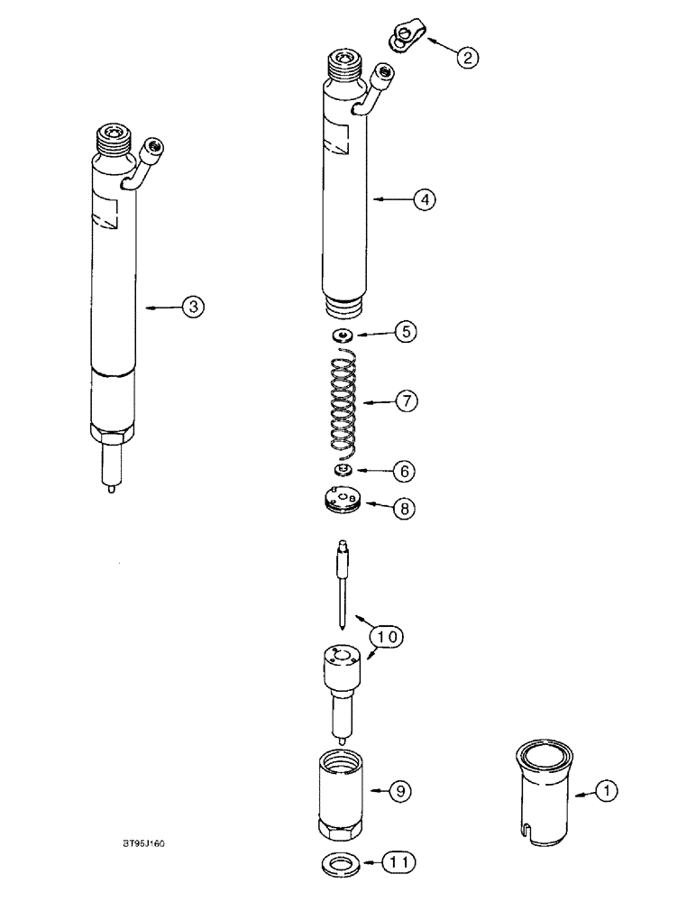 Схема запчастей Case IH 1688 - (3-08) - FUEL INJECTION NOZZLE, 6TA-830 ENGINE (02) - FUEL SYSTEM