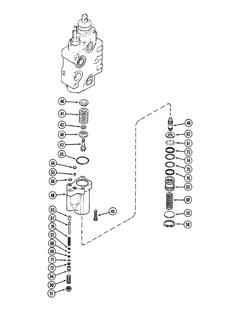 Схема запчастей Case IH 2090 - (8-440) - REMOTE VALVE BODY ASSY, 2 CIRCUIT & ADD ON FOR 3RD & 4TH CIRCUIT (CONTD) (08) - HYDRAULICS