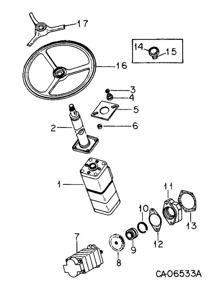 Схема запчастей Case IH 4568 - (10-16) - HYDRAULICS, HYDRAULIC PUMPS AND MOUNTING (07) - HYDRAULICS