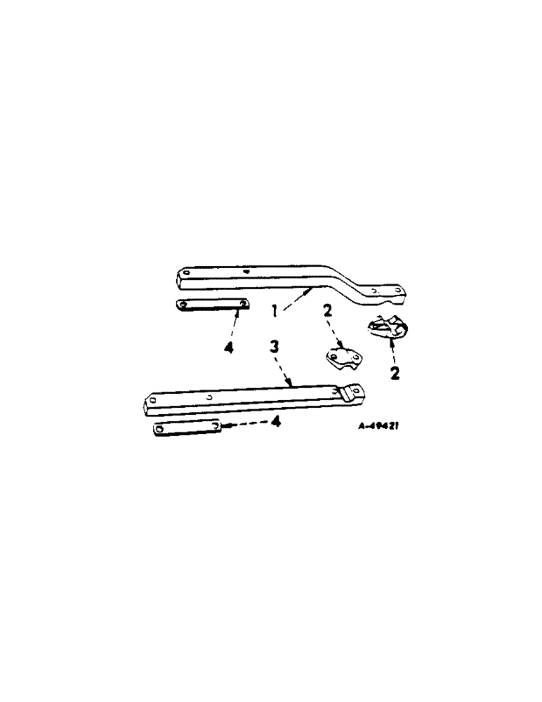 Схема запчастей Case IH 511 - (W-05) - COLTER SHANK SUPPORT BAR 