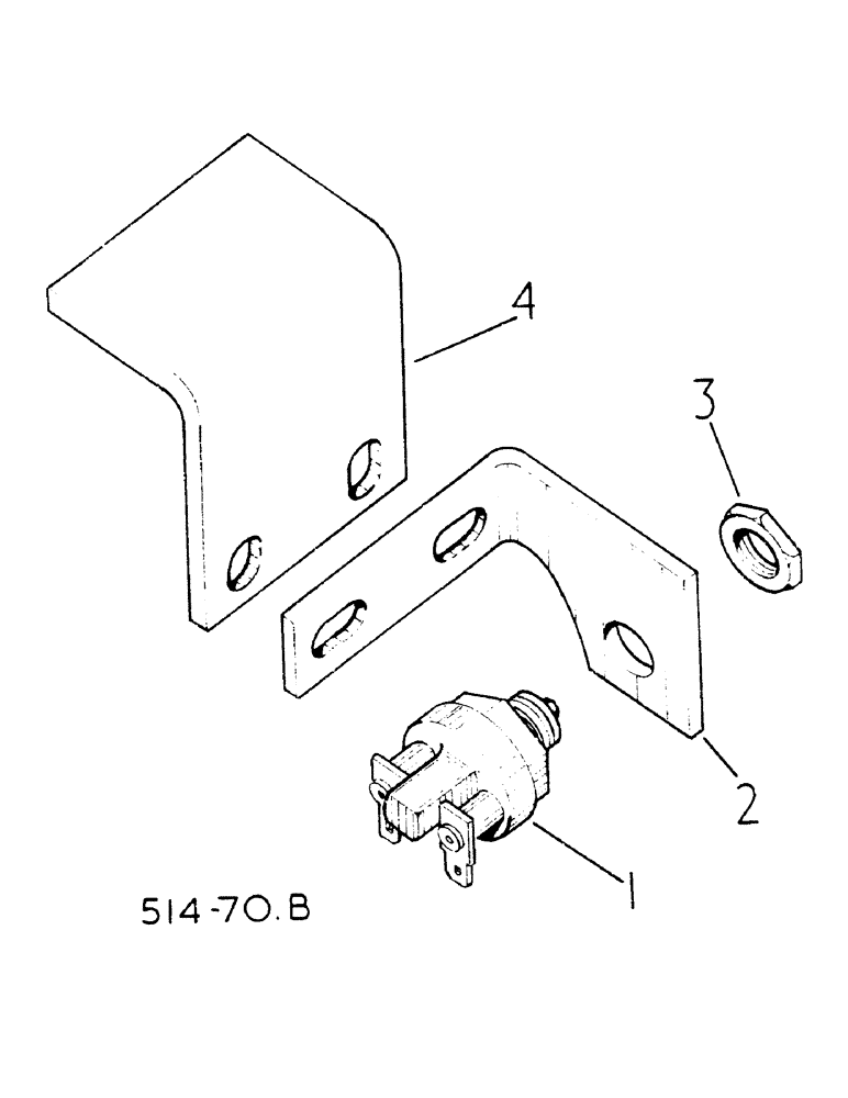 Схема запчастей Case IH 278 - (08-004) - NEUTRAL SAFETY SWITCH, UP TO 785/12441, UP TO 278/800 (06) - ELECTRICAL